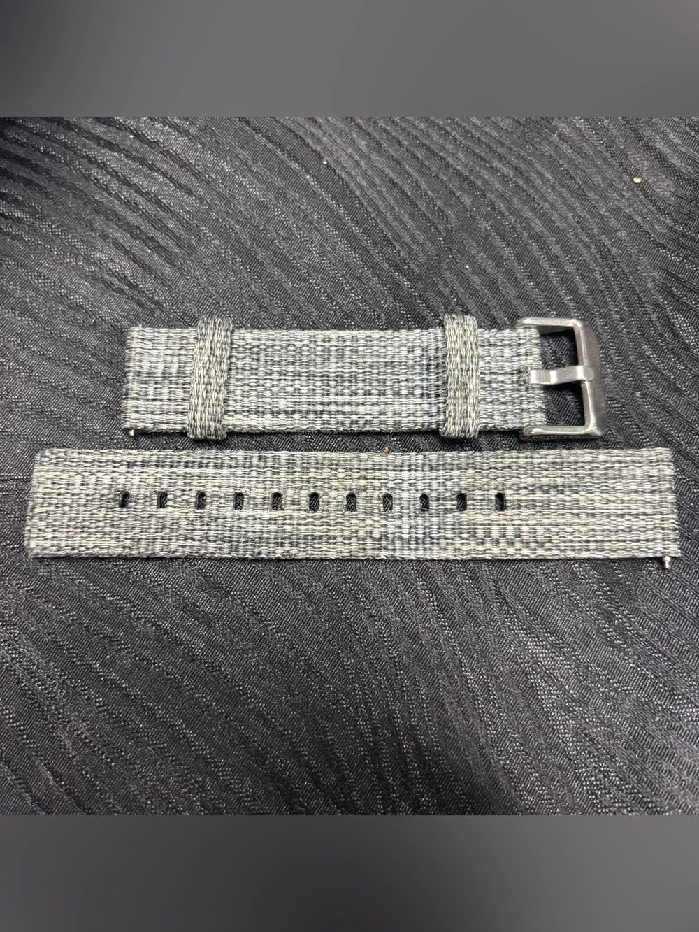 ~BUNDLE ONLY~ 20mm Gray Fabric Watch Band - Quick Release